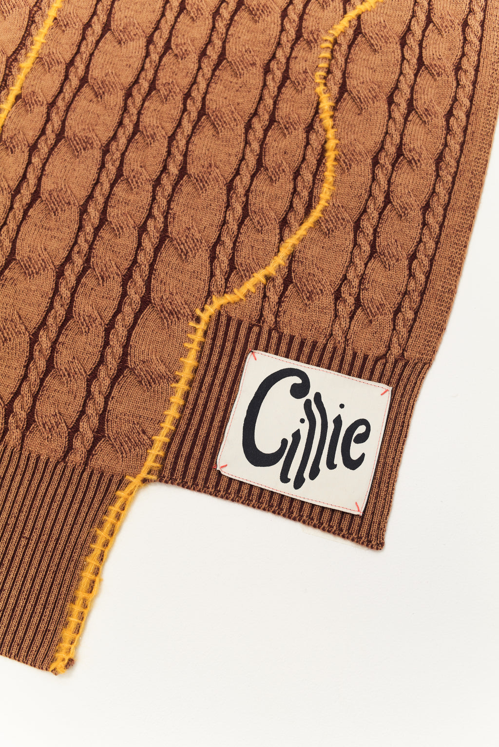 Knitted Sweater Throw | Fake Tan