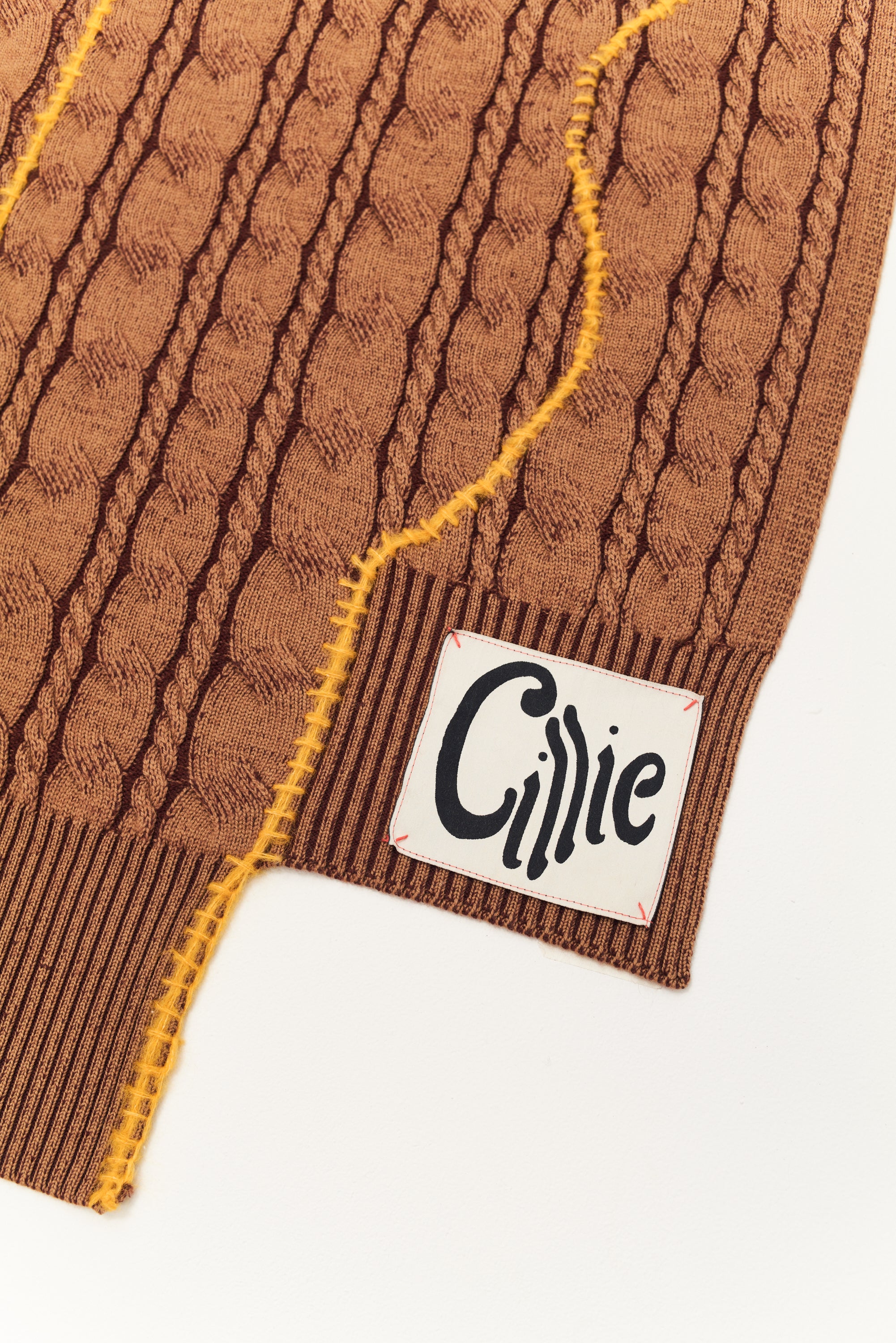 Knitted Sweater Throw | Fake Tan